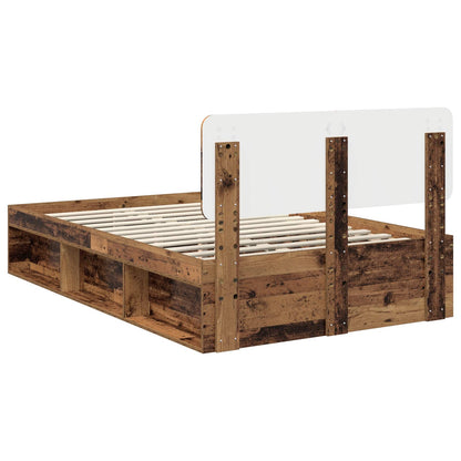 Struttura del letto Legno vecchio 120 x 190 cm Pino massello | homemem39
