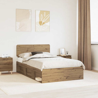 Struttura del letto Rovere Artigianale 120 x 190 cm | homemem39