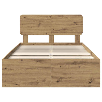 Struttura del letto Rovere Artigianale 120 x 190 cm | homemem39