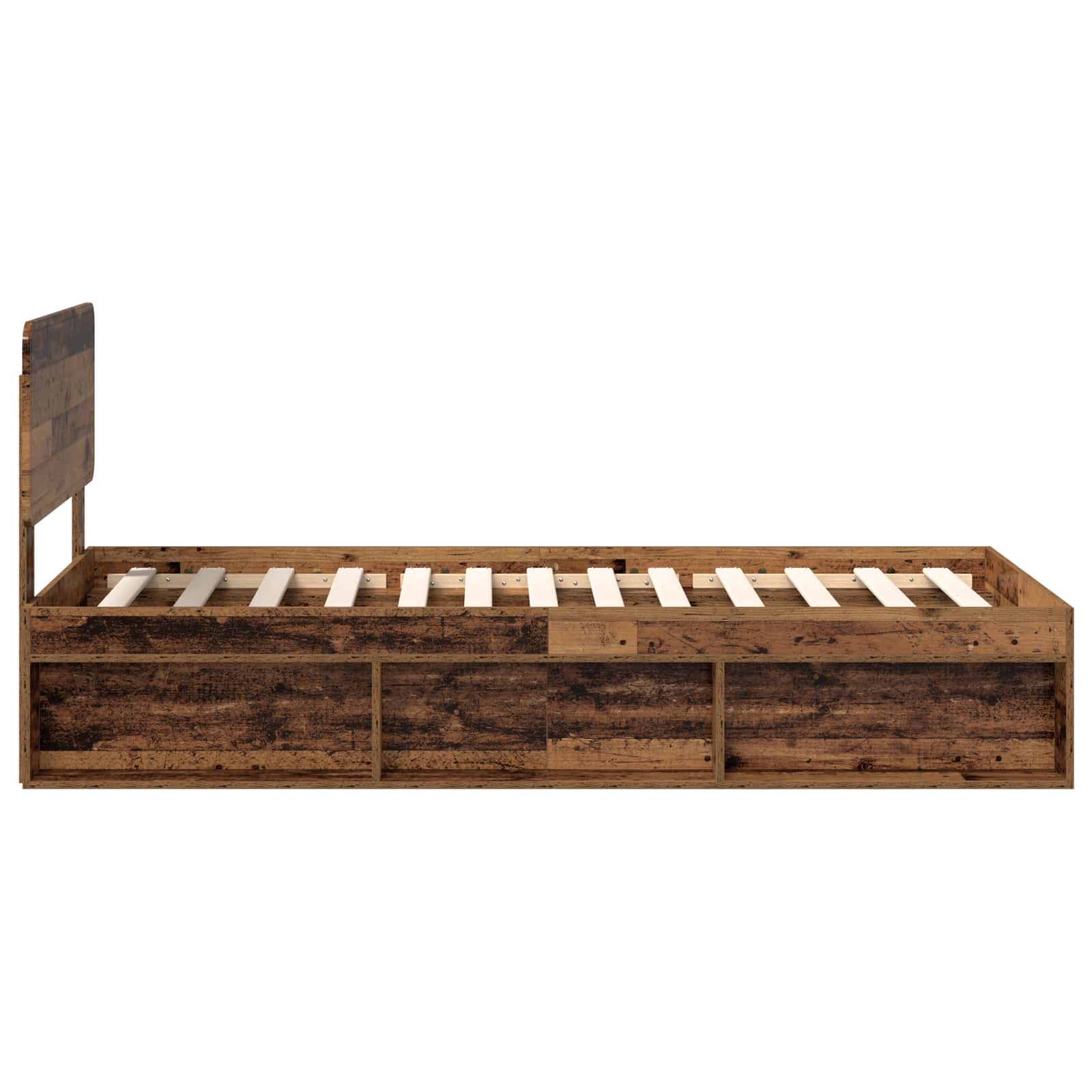 Struttura del letto Legno vecchio 90 x 200 cm Pino massello | homemem39