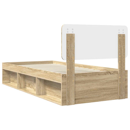 Struttura del letto Sonoma 90 x 190 cm Pino massello | homemem39