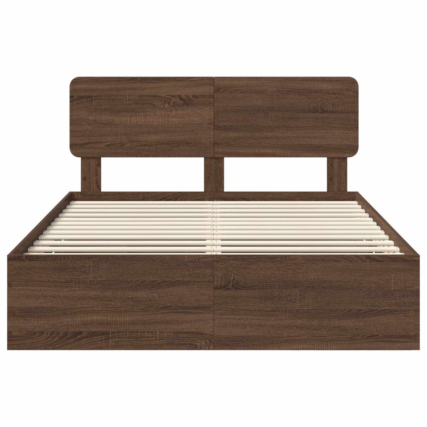 Struttura del letto con cassetto Rovere Marrone 150 x 200 cm