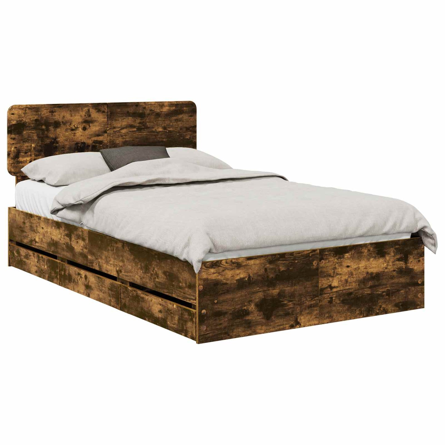 Struttura del letto Quercia Affumicata 120 x 200 cm | homemem39