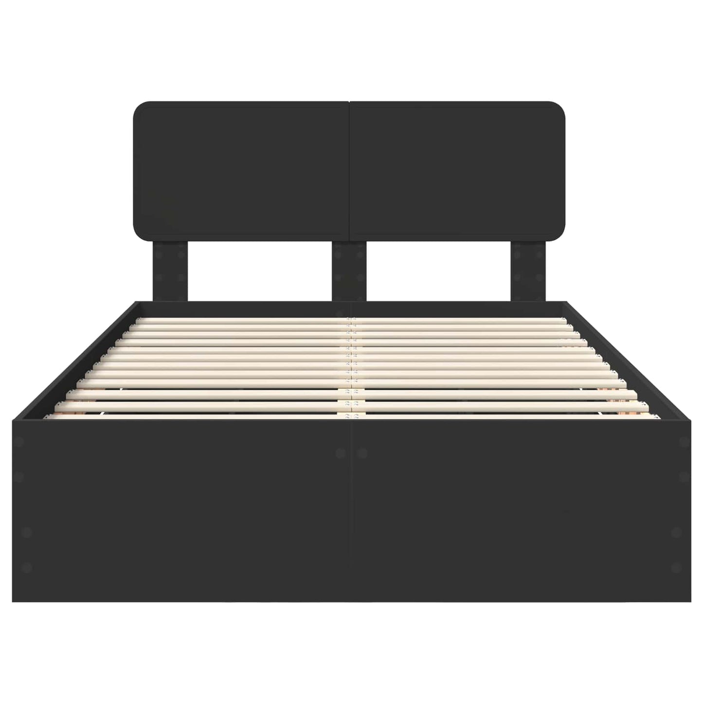 Struttura del letto Nero 120 x 200 cm Legno Ingegnerizzato