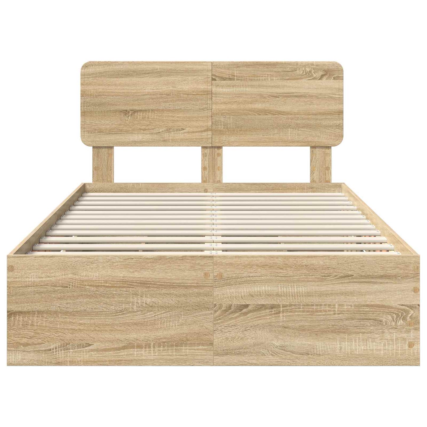 Struttura del letto con cassetto Rovere Sonoma 120 x 190 cm | homemem39