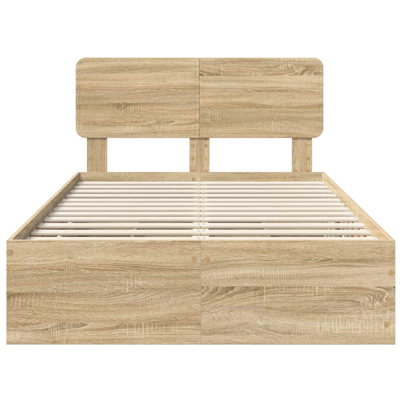 Struttura del letto con cassetto Rovere Sonoma 120 x 190 cm | homemem39