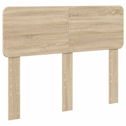 Letto con Contenitore con testiera Rovere Sonoma 135 x 190 cm | homemem39