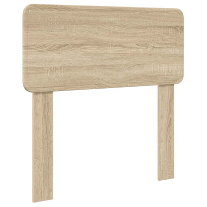 Letto con Contenitore con testiera Rovere Sonoma 90 x 190 cm | homemem39