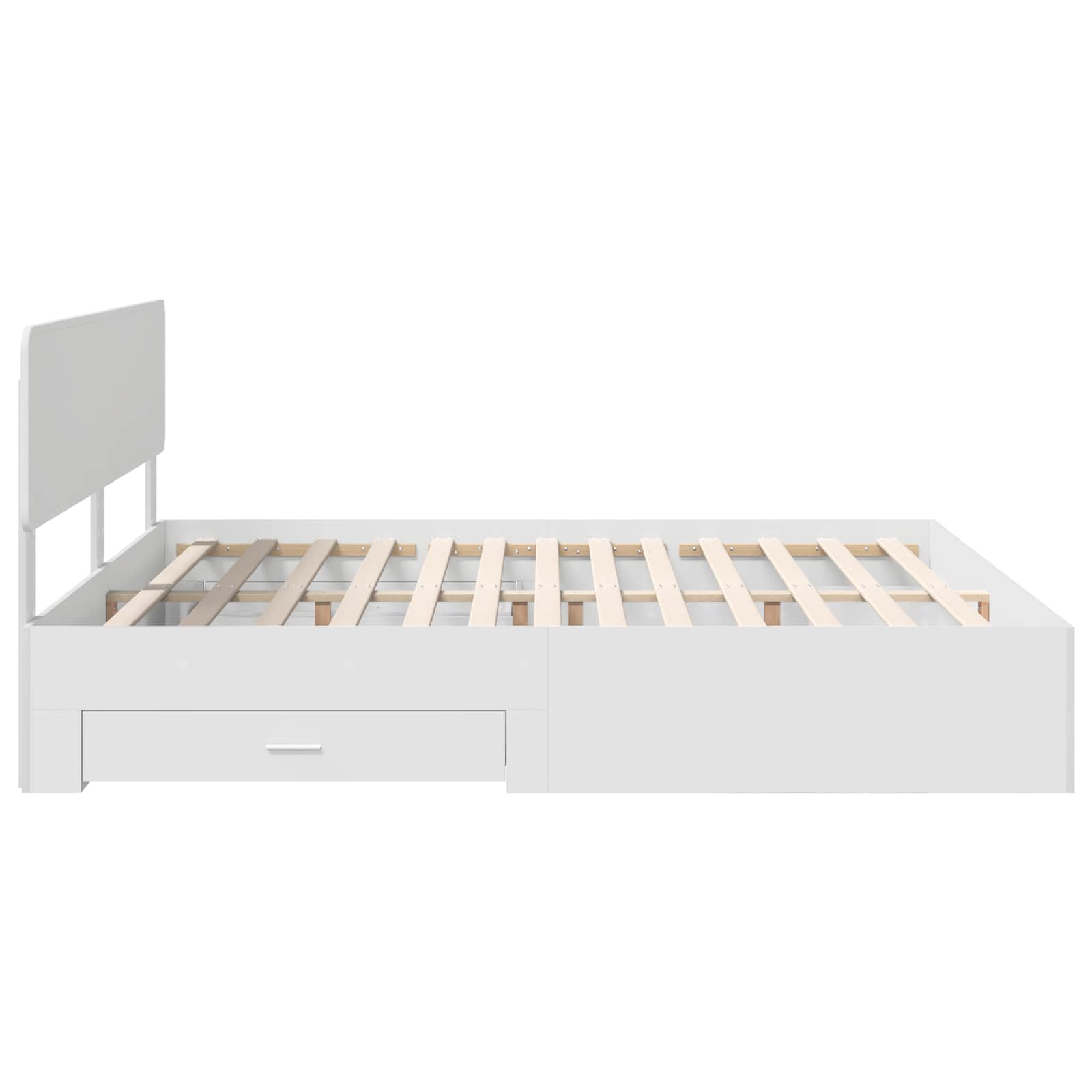 Struttura del letto Bianco 180 x 200 cm Legno multistrato | homemem39