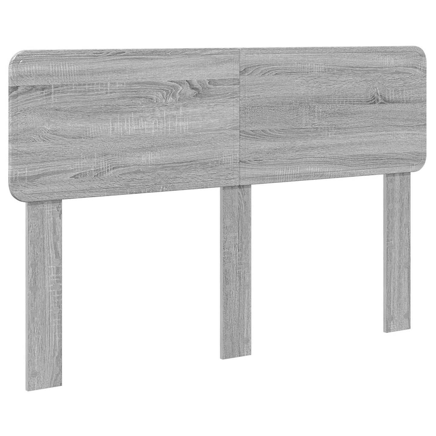 Struttura del letto con testiera Grigio Sonoma 140 x 200 cm | homemem39