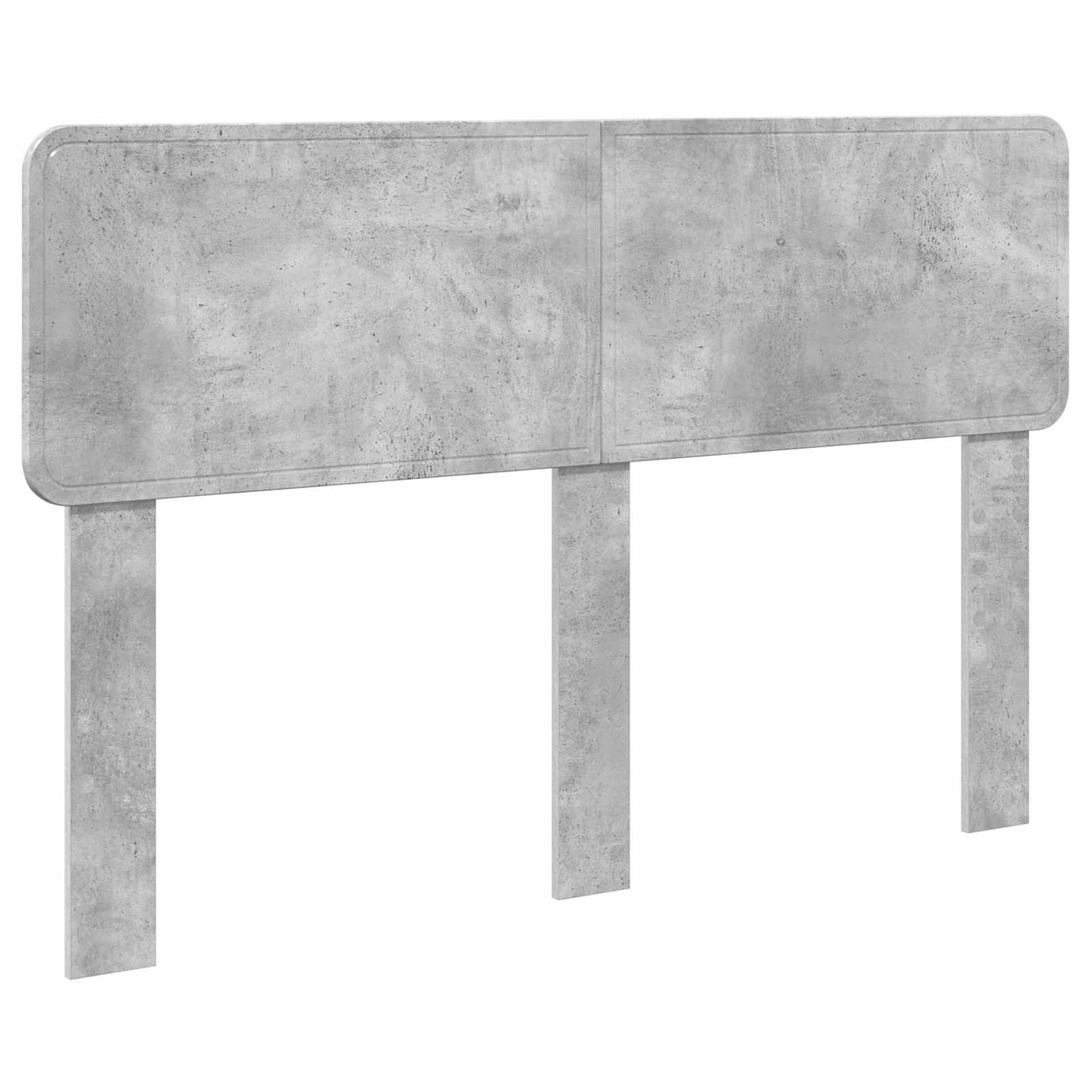 Struttura del letto con testiera Grigio cemento 140 x 190 cm | homemem39