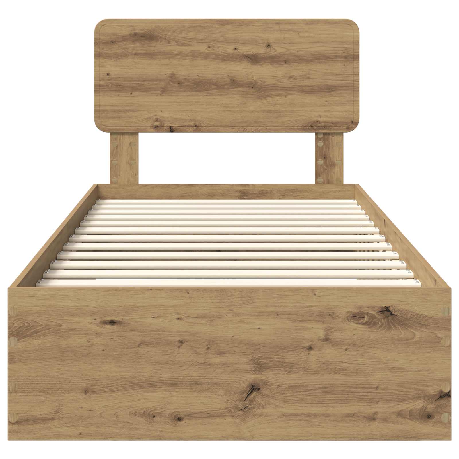 Struttura del letto Rovere artigianale 100 x 200 cm | homemem39