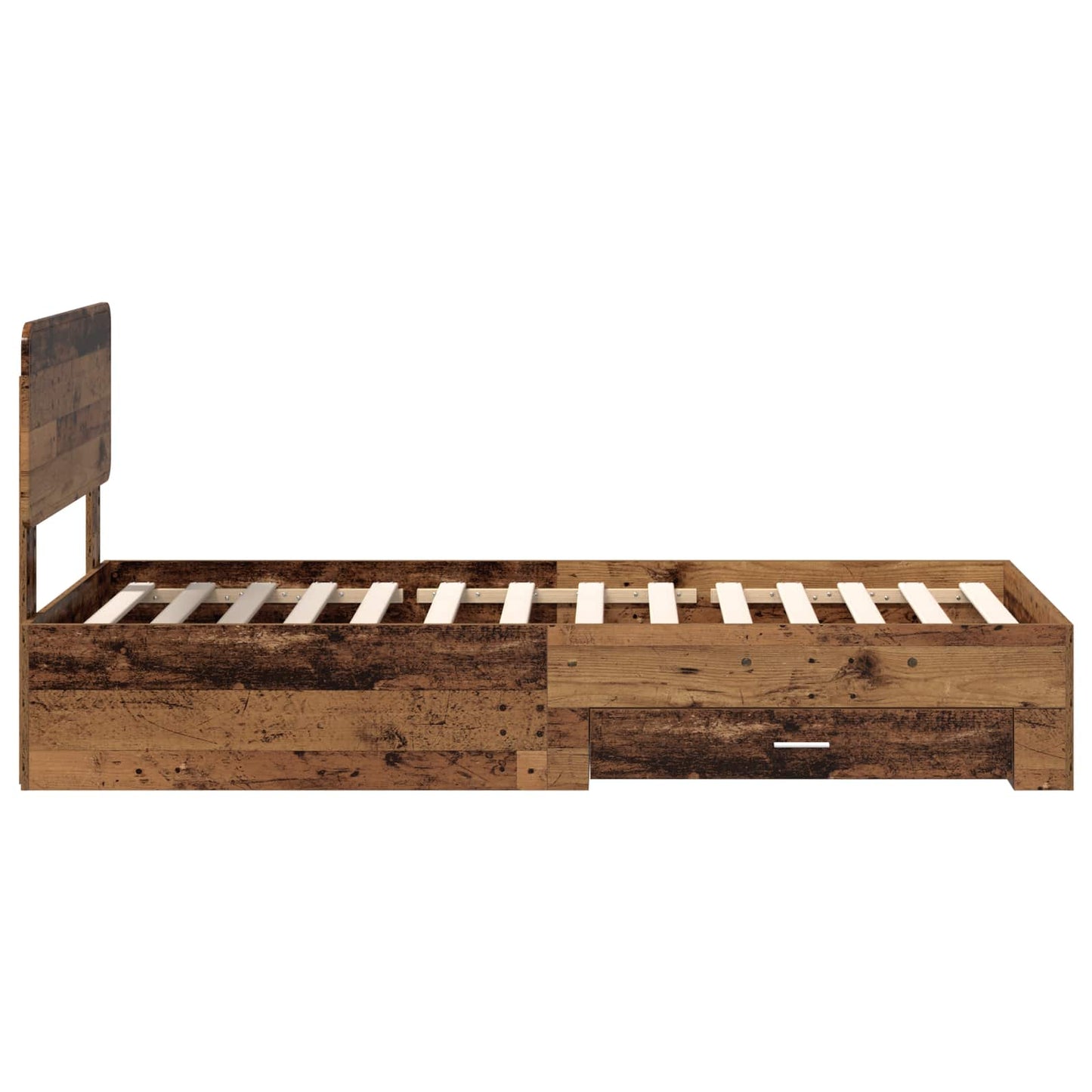 Struttura del letto Legno vecchio 90 x 190 cm Legno multistrato | homemem39