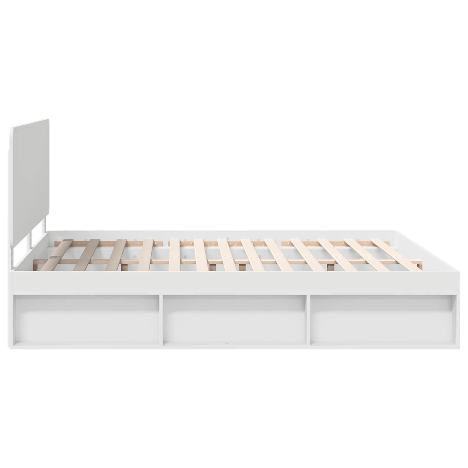 Struttura del letto Bianco 180 x 200 cm Pino massello | homemem39