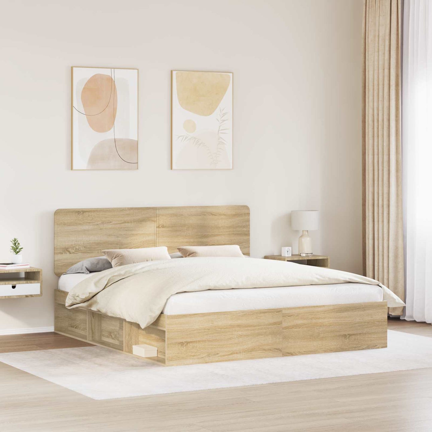 Struttura del letto Sonoma 180 x 200 cm Pino massello | homemem39