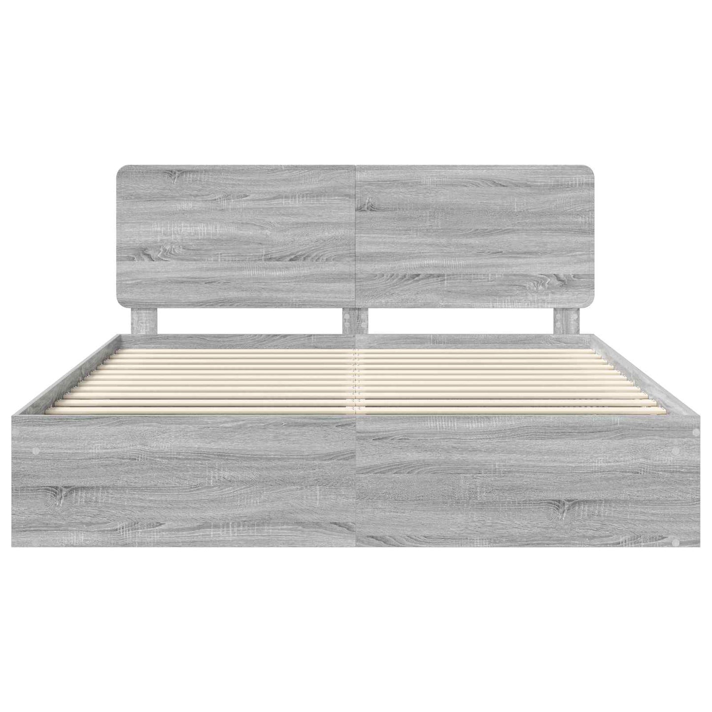 Struttura del letto Grigio Sonoma 180 x 200 cm Pino massello | homemem39