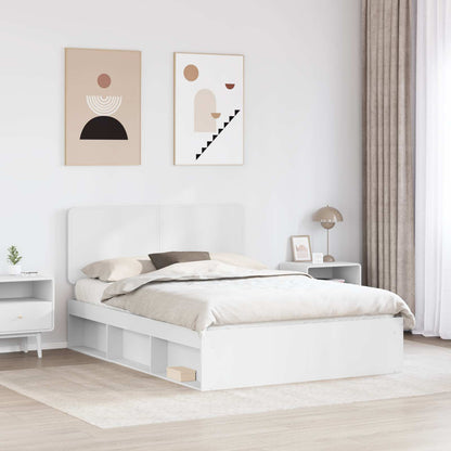 Struttura del letto Bianco 160 x 200 cm Pino massello | homemem39