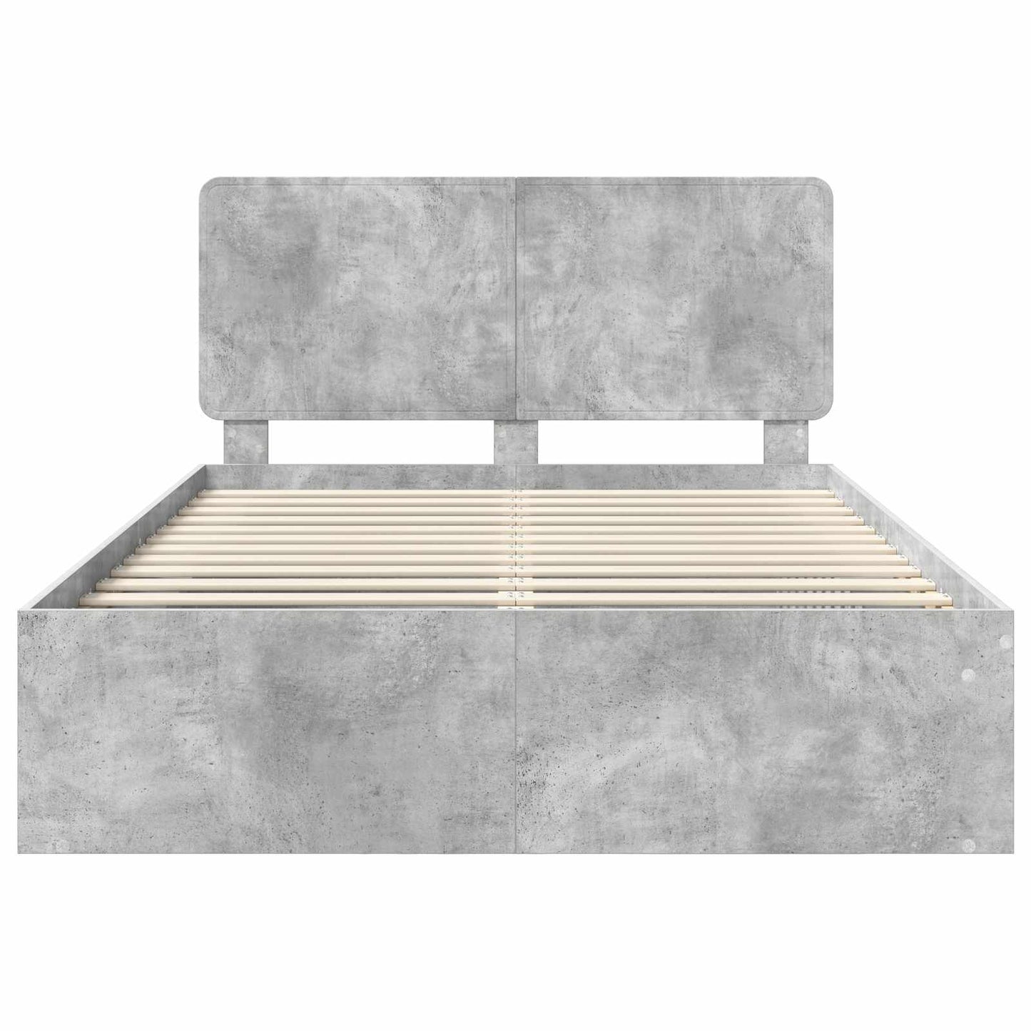 Struttura del letto Calcestruzzo 160 x 200 cm Pino massello | homemem39