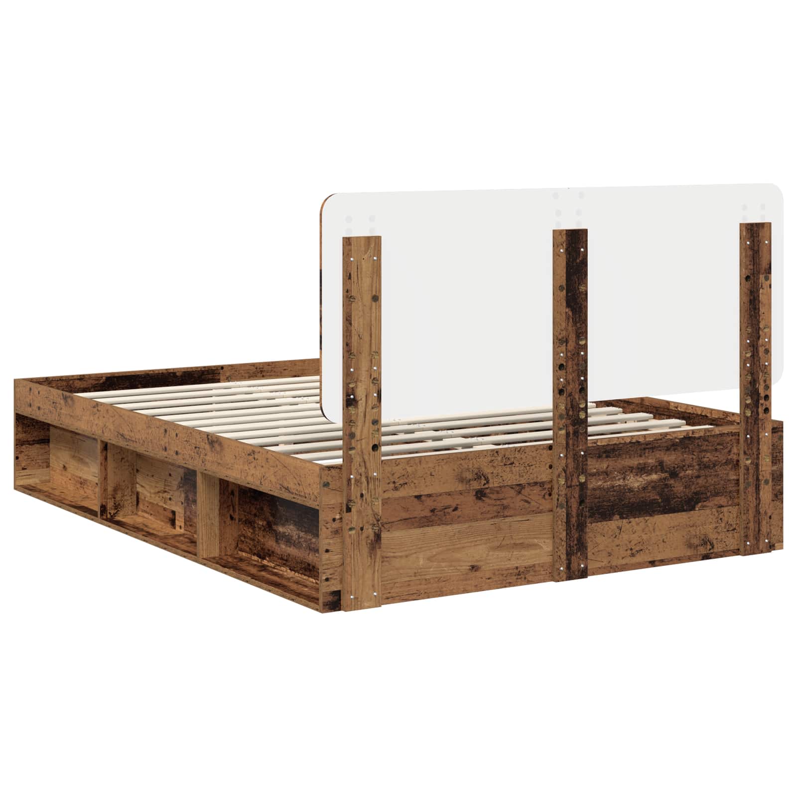 Struttura del letto Legno vecchio 150 x 200 cm Pino massello | homemem39
