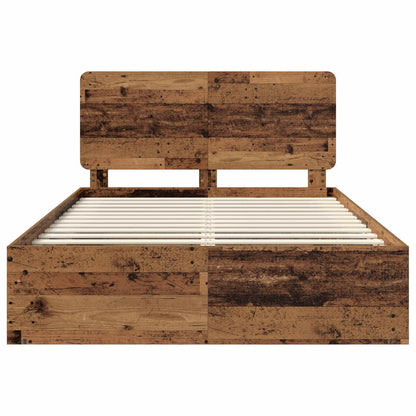 Struttura del letto Legno vecchio 150 x 200 cm Pino massello | homemem39