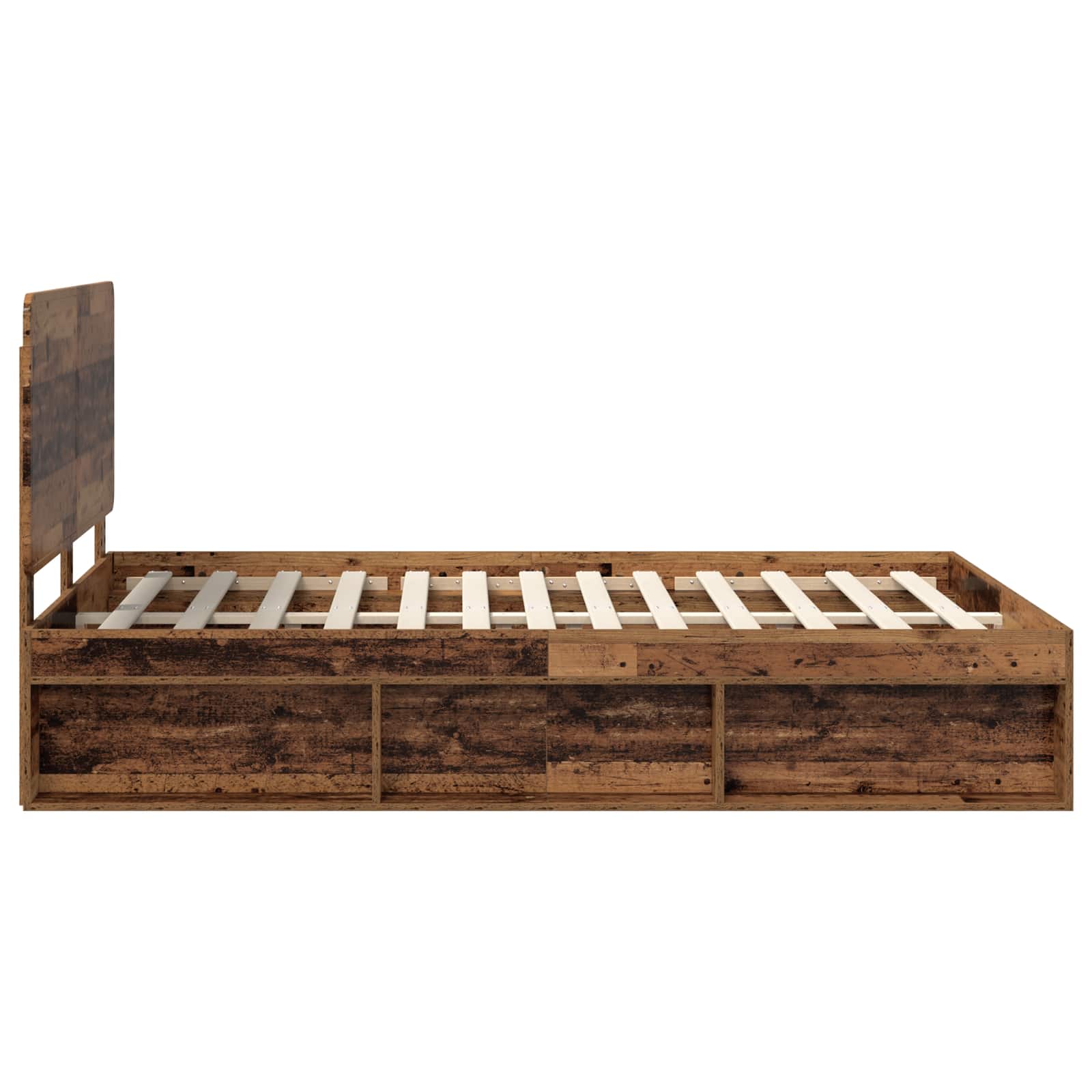 Struttura del letto Legno vecchio 150 x 200 cm Pino massello | homemem39