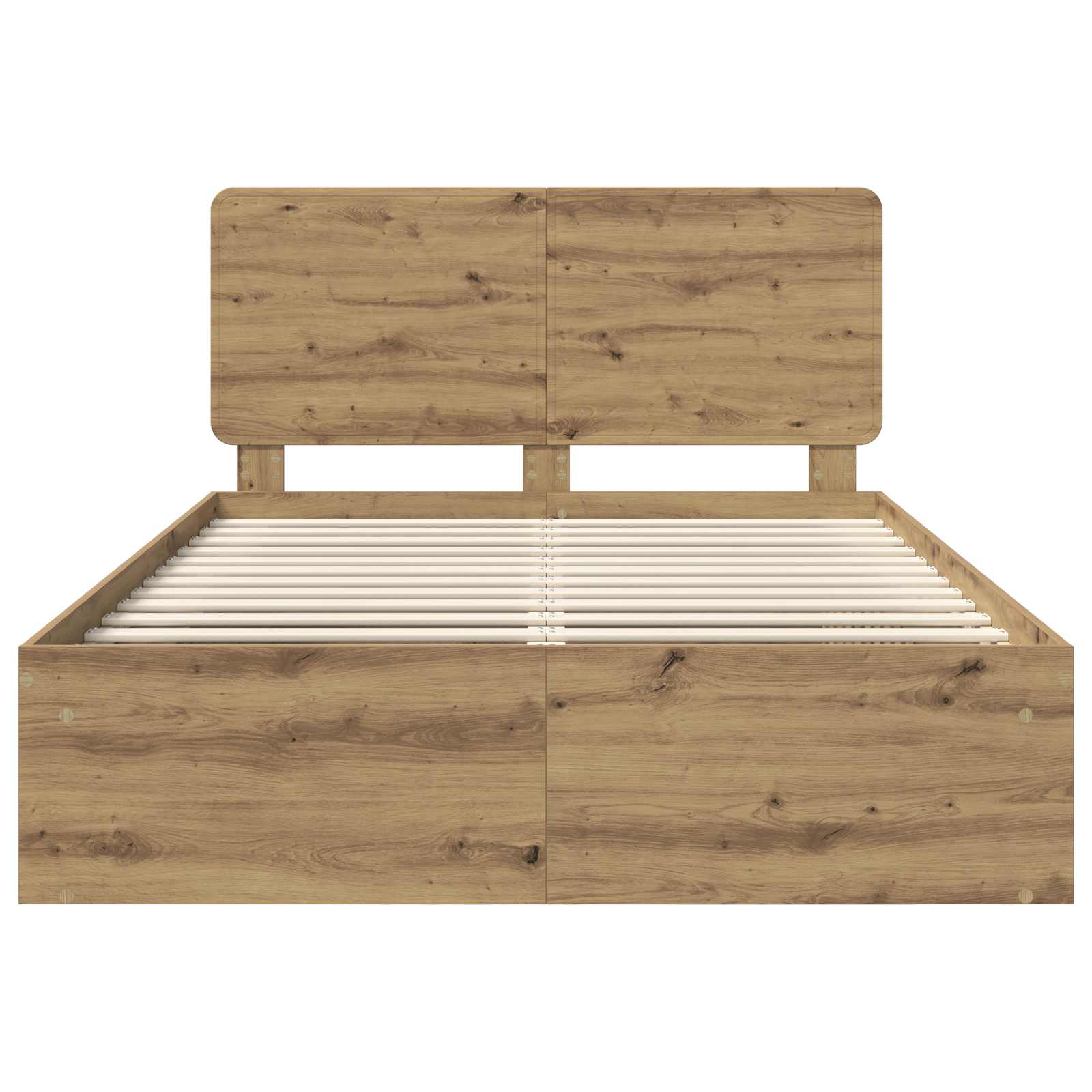 Struttura del letto Rovere Artigianale 150 x 200 cm | homemem39