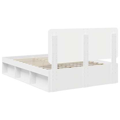 Struttura del letto Bianco 140 x 200 cm Pino massello | homemem39