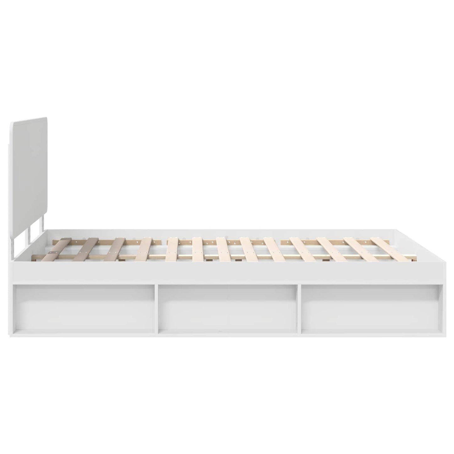 Struttura del letto Bianco 140 x 200 cm Pino massello | homemem39