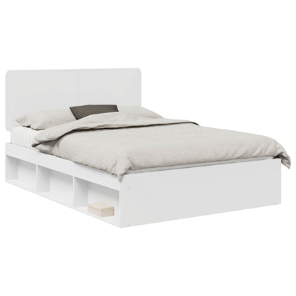 Struttura del letto Bianco 140 x 190 cm Pino massello | homemem39