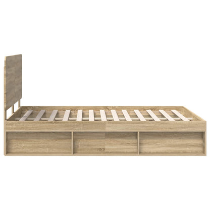 Struttura del letto Sonoma 140 x 190 cm Pino massello | homemem39