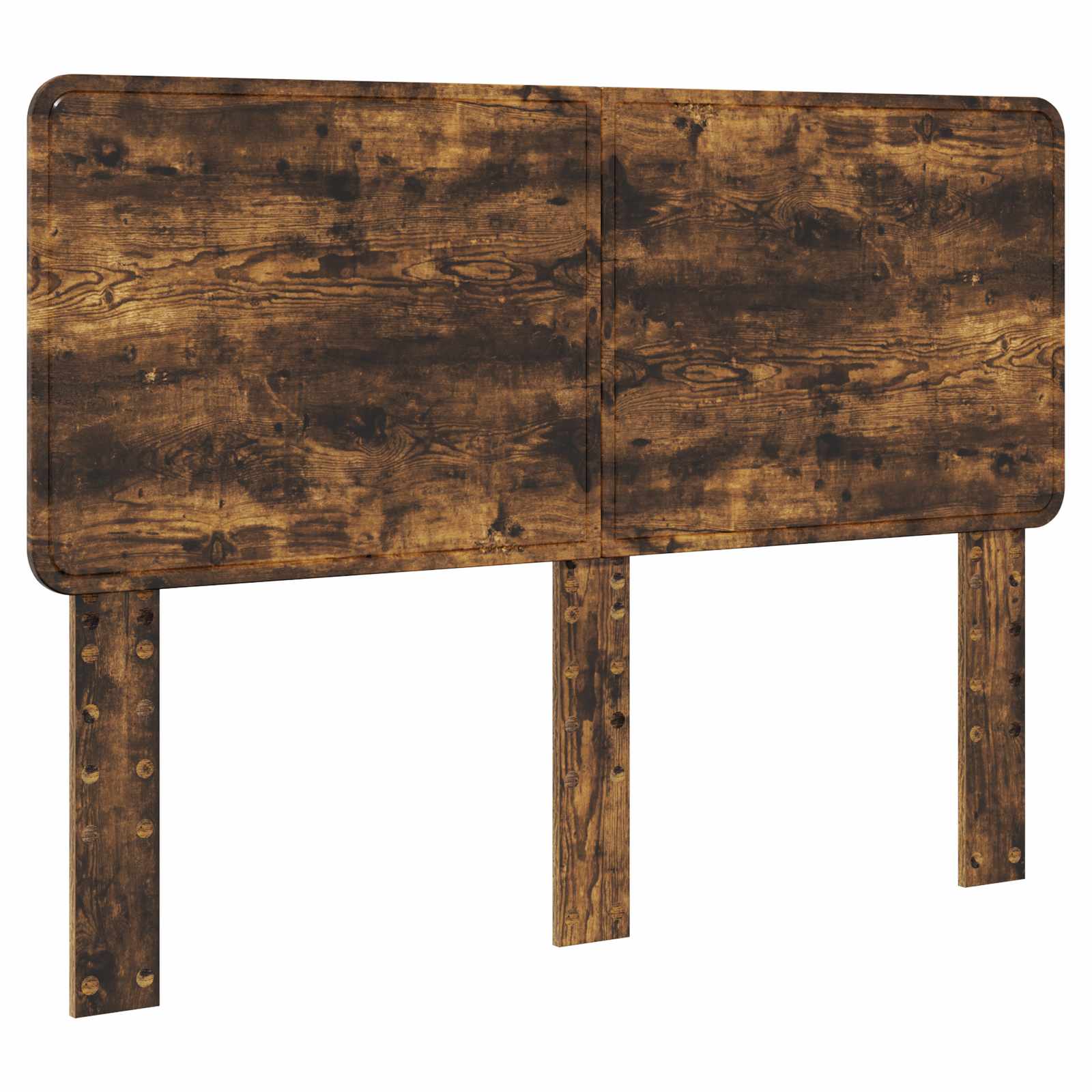 Struttura del letto Rovere fumé 140 x 190 cm Pino massello | homemem39