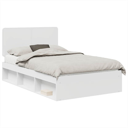 Struttura del letto Bianco 120 x 200 cm Pino massello | homemem39