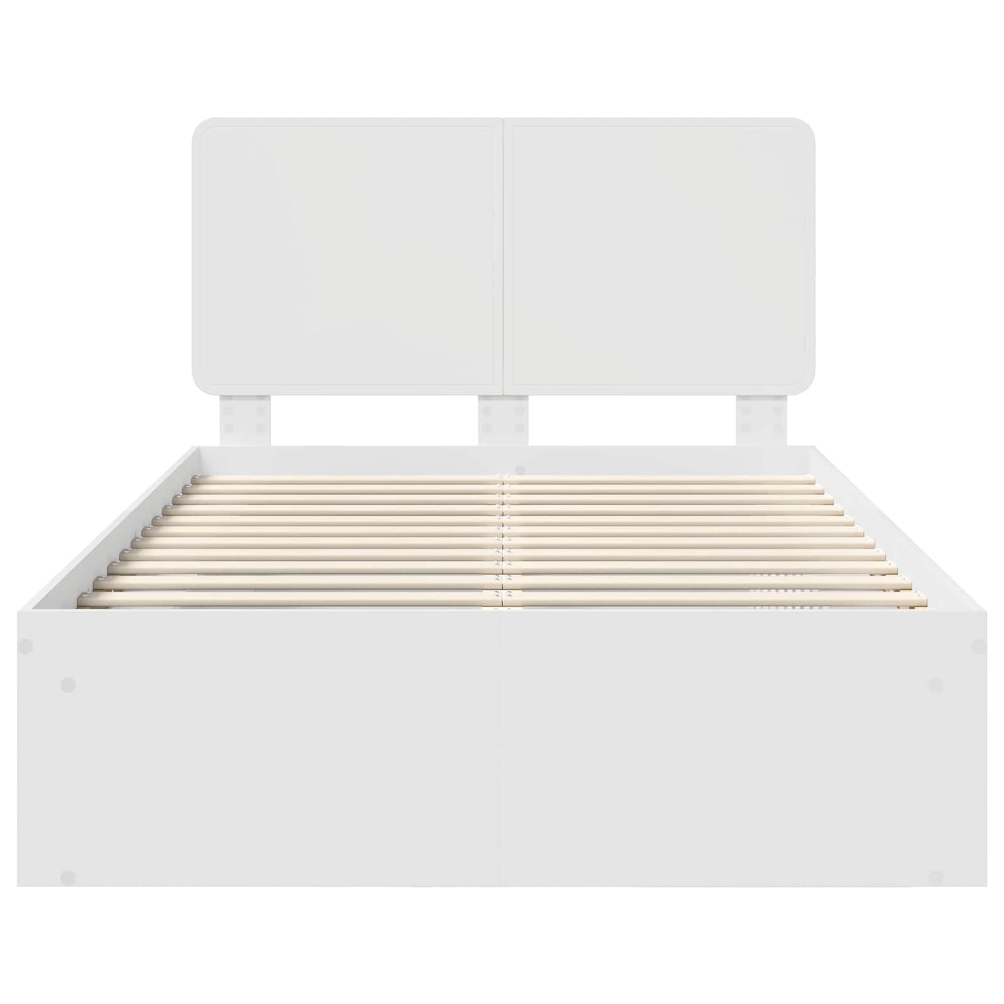 Struttura del letto Bianco 120 x 200 cm Pino massello | homemem39