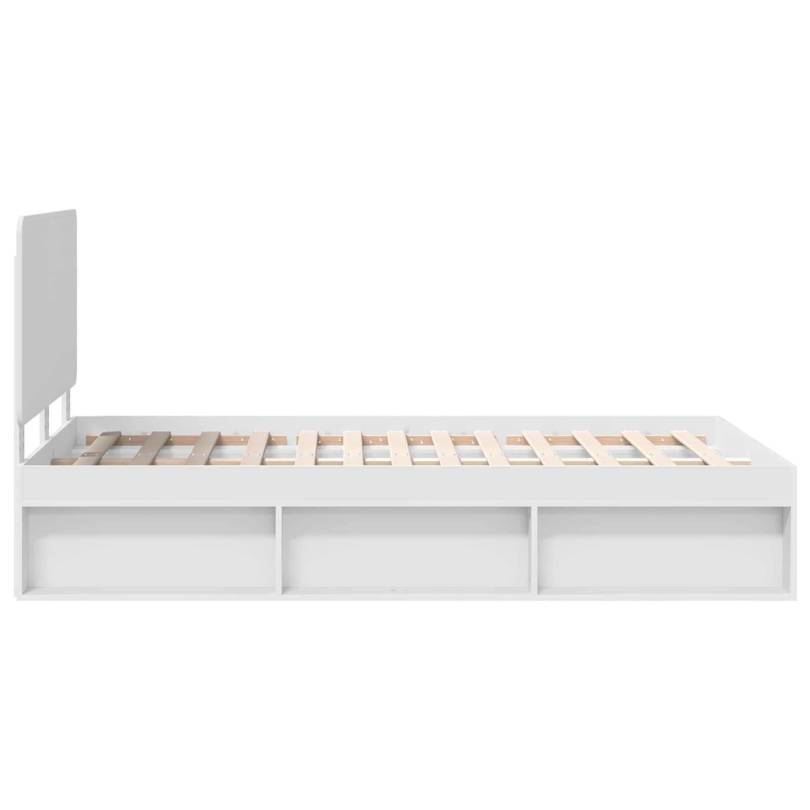 Struttura del letto Bianco 120 x 200 cm Pino massello | homemem39