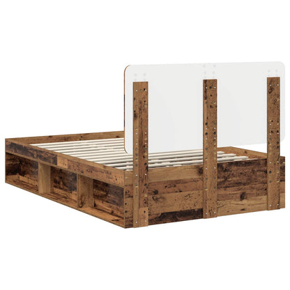 Struttura del letto Legno vecchio 120 x 200 cm Pino massello | homemem39