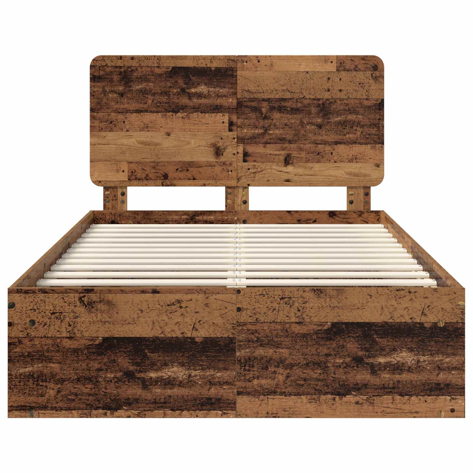 Struttura del letto Legno vecchio 120 x 200 cm Pino massello | homemem39