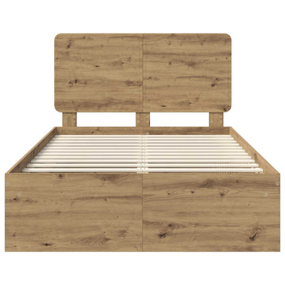 Struttura del letto Rovere Artigianale 120 x 200 cm | homemem39