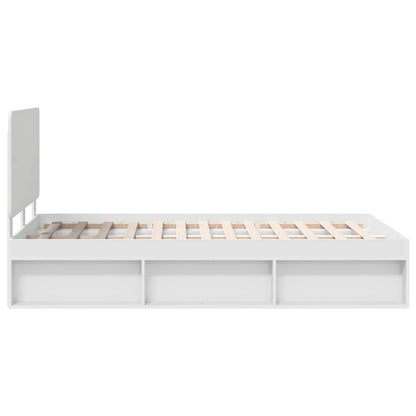 Struttura del letto Bianco 120 x 190 cm Pino massello | homemem39