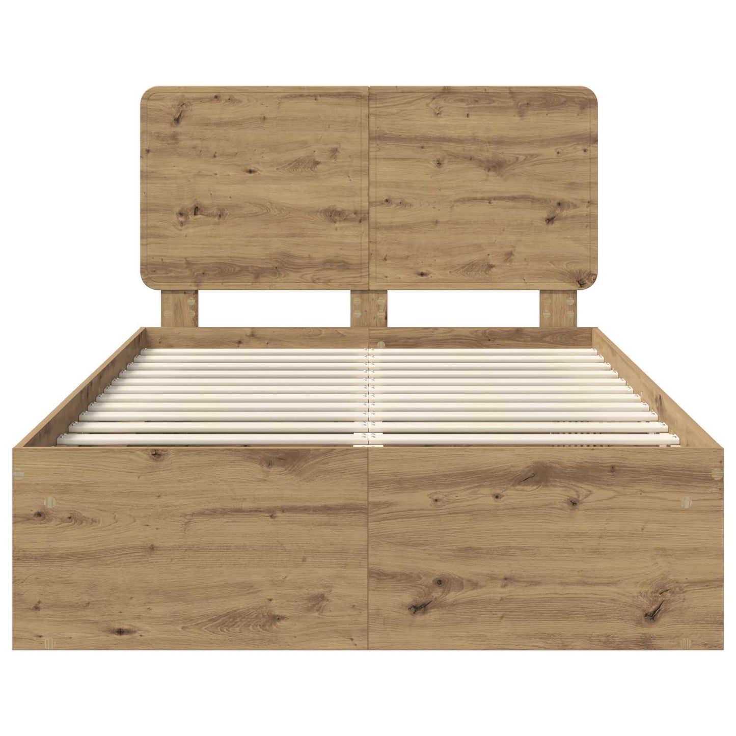 Struttura del letto Rovere Artigianale 120 x 190 cm | homemem39