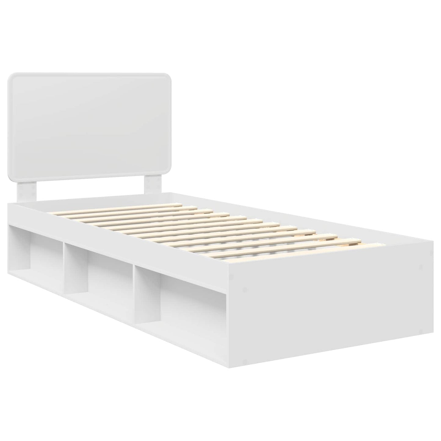 Struttura del letto Bianco 90 x 200 cm Pino massello | homemem39