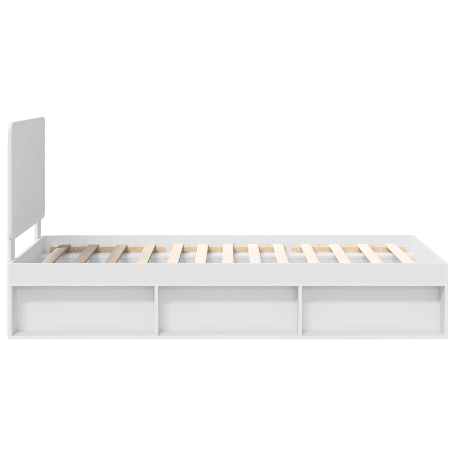 Struttura del letto Bianco 90 x 200 cm Pino massello | homemem39