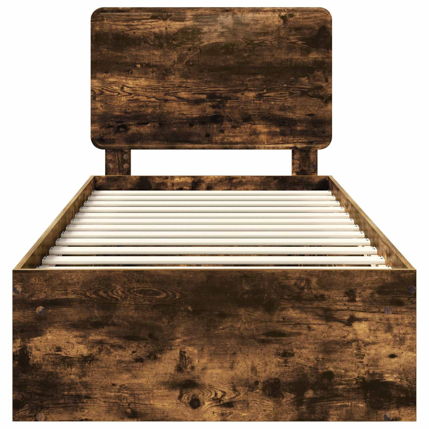 Struttura del letto Rovere fumé 90 x 200 cm Pino massello | homemem39