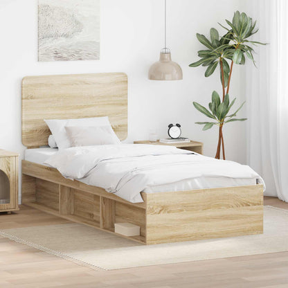 Struttura del letto Sonoma 90 x 190 cm Pino massello | homemem39