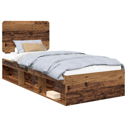 Struttura del letto Legno vecchio 75 x 190 cm Pino massello | homemem39