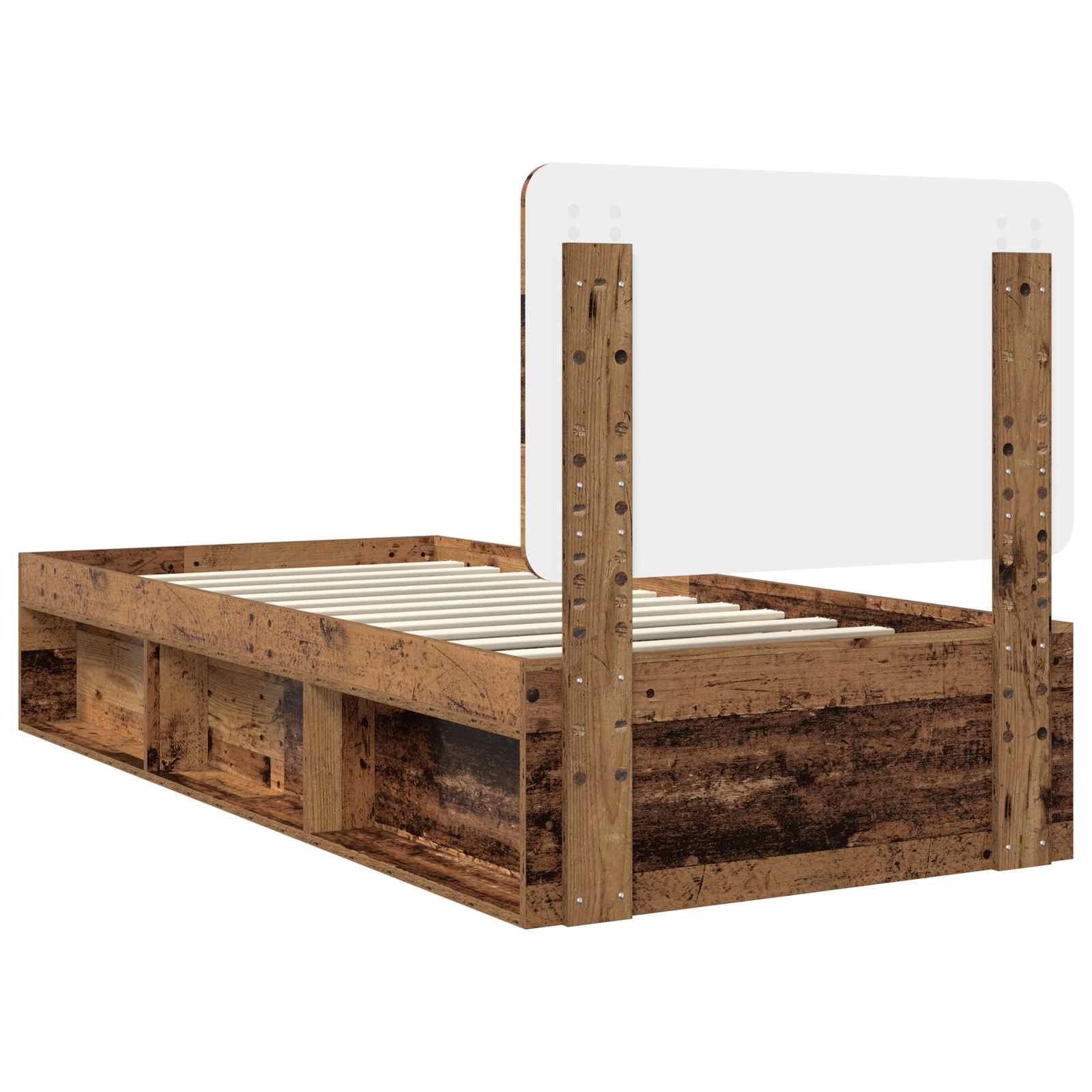 Struttura del letto Legno vecchio 75 x 190 cm Pino massello | homemem39
