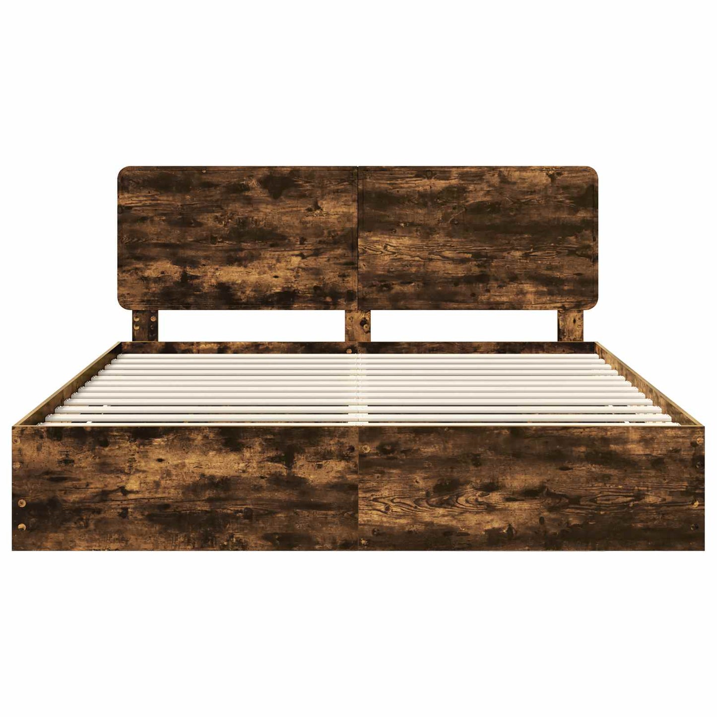 Struttura del letto Rovere fumé Legno Ingegnerizzato