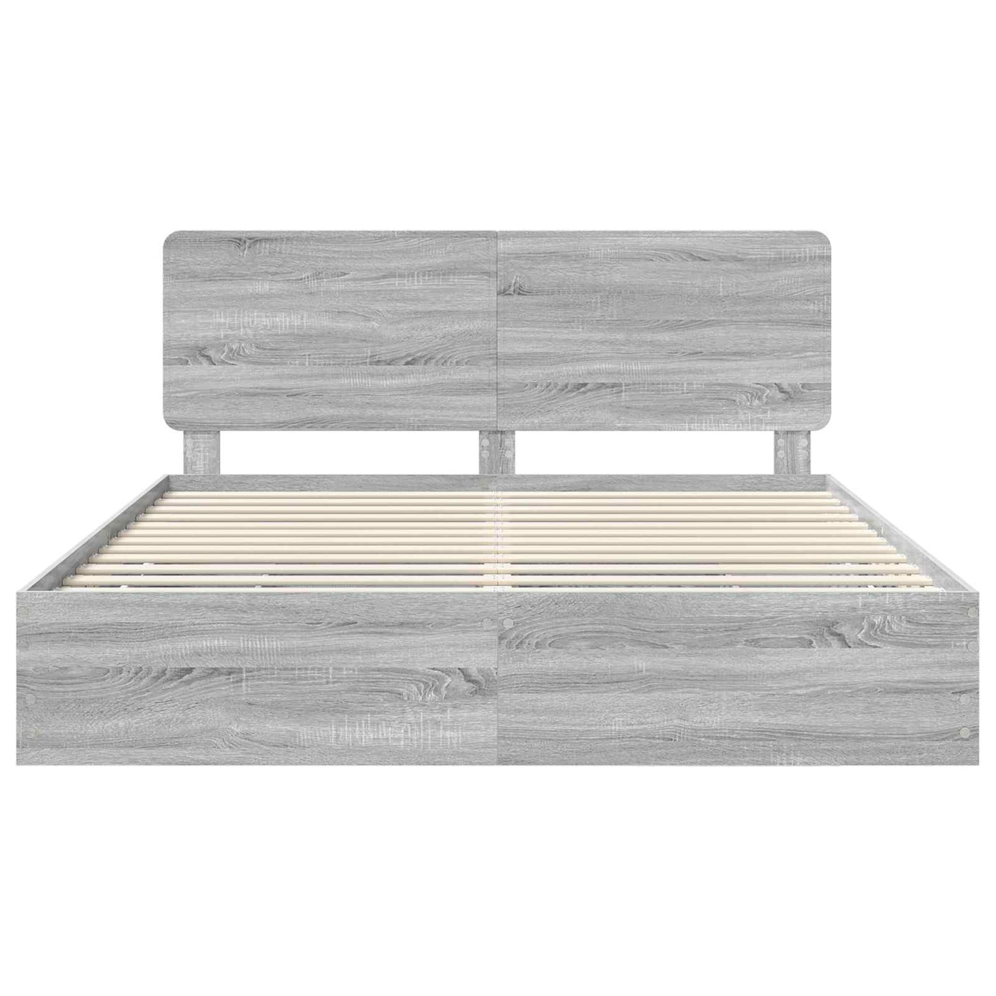 Struttura del letto con cassetto Grigio Sonoma 180 x 200 cm | homemem39