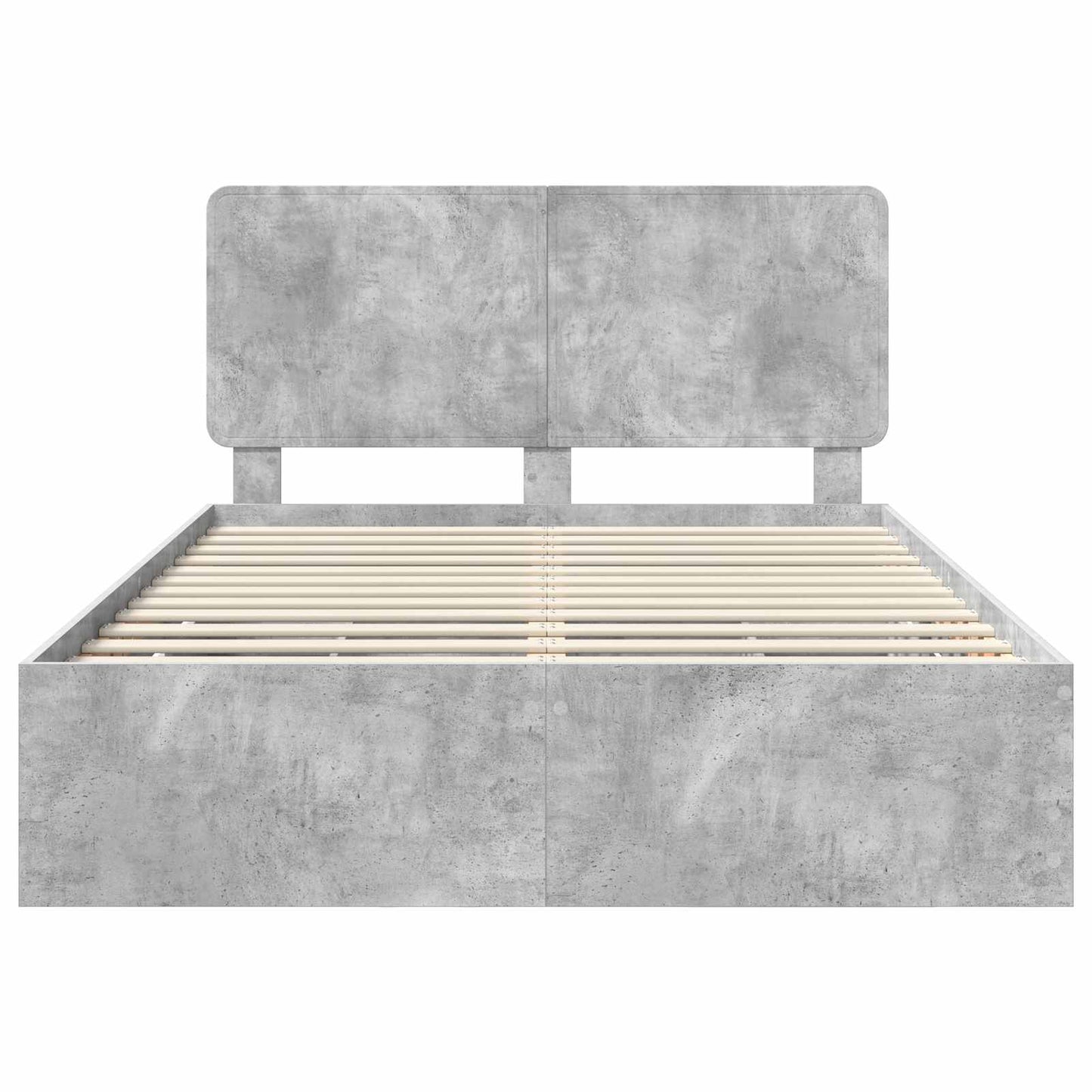 Struttura del letto con cassetto Grigio cemento 160 x 200 cm | homemem39