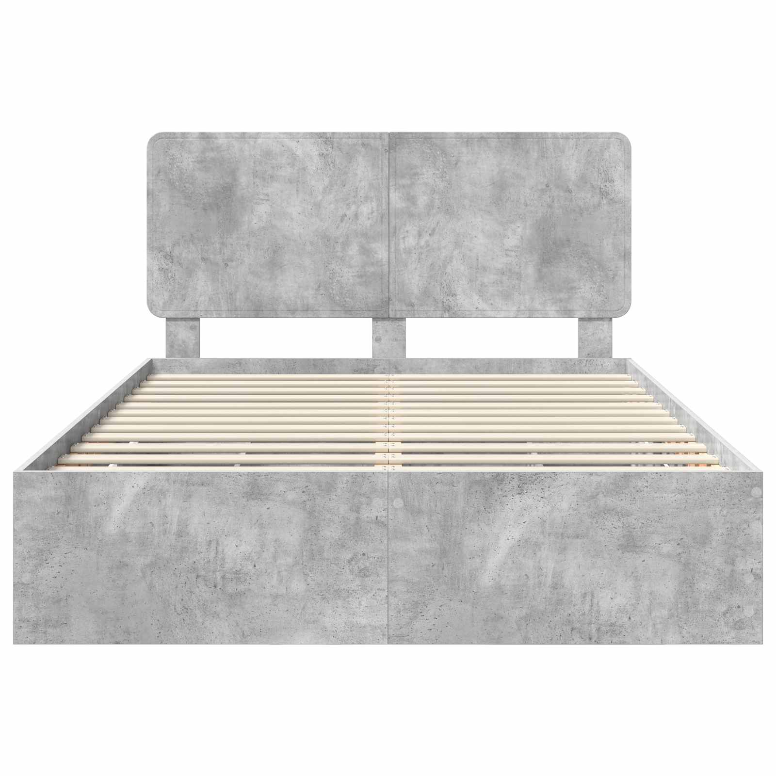 Struttura del letto con cassetto Grigio cemento 160 x 200 cm | homemem39