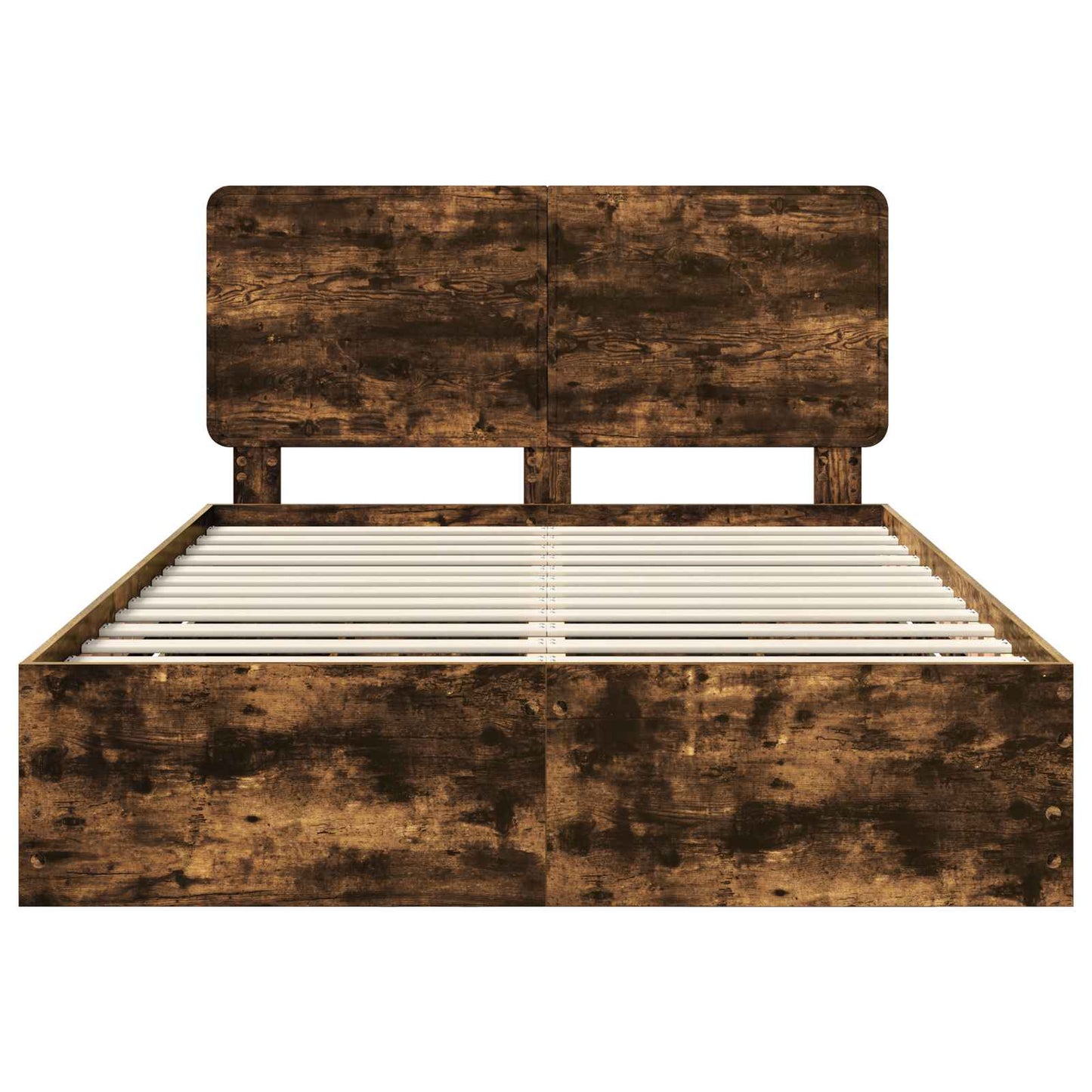 Struttura del letto con cassetto Rovere fumé 150 x 200 cm